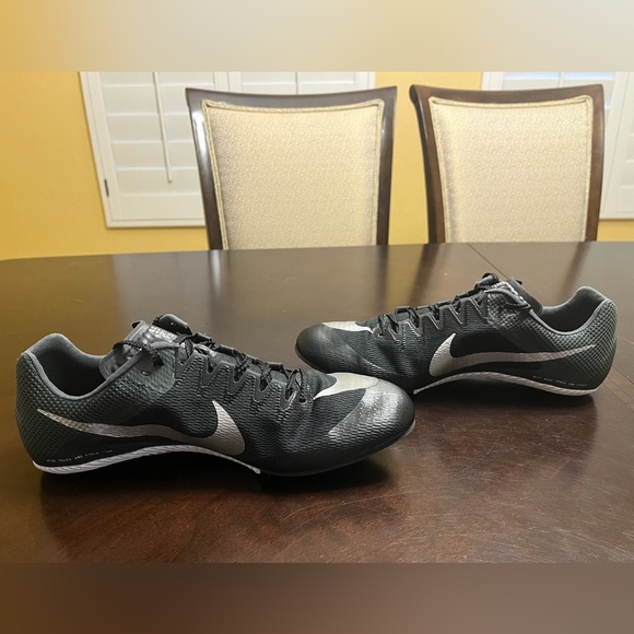 New Nike Zoom Rival Metallic Black travk Field shoes Size US 12 - Picture 13 of 15